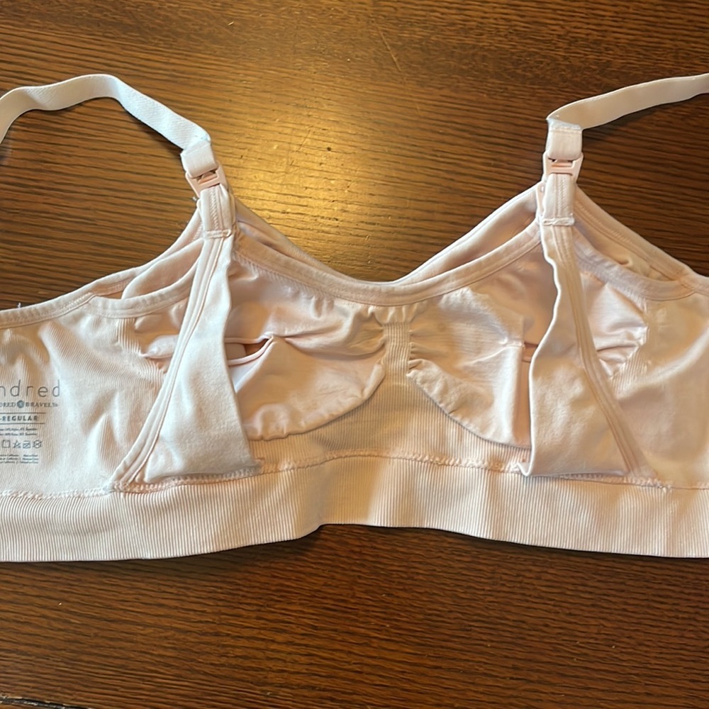 Kindred Bravely Pumping and Nursing Bra small. Peach color - Picture 5 of 8